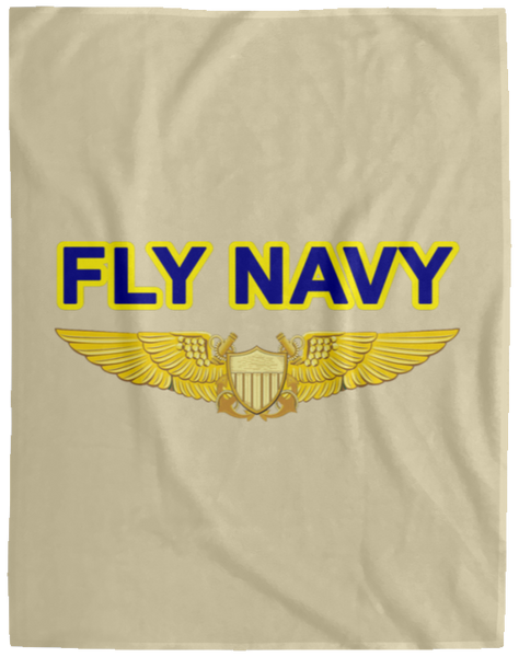 Fly Navy NFO Blanket - Cozy Plush Fleece 60x80