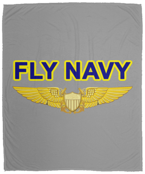 Fly Navy NFO Blanket - Cozy Plush Fleece 50x60