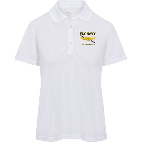 Fly Navy Tailhooker 2 Core 365 Ladies' Origin Pique Polo