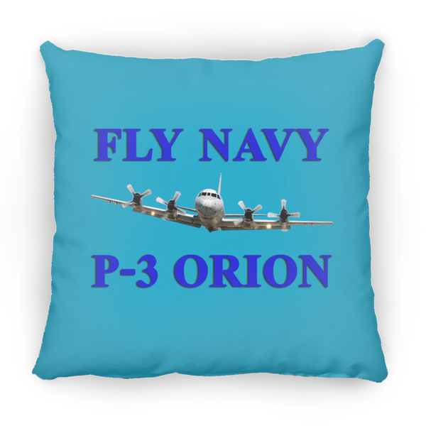 Fly Navy P-3 1 Pillow - Small Square