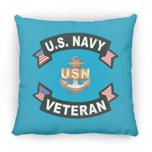 Navy Vet 1 Pillow - Large Square