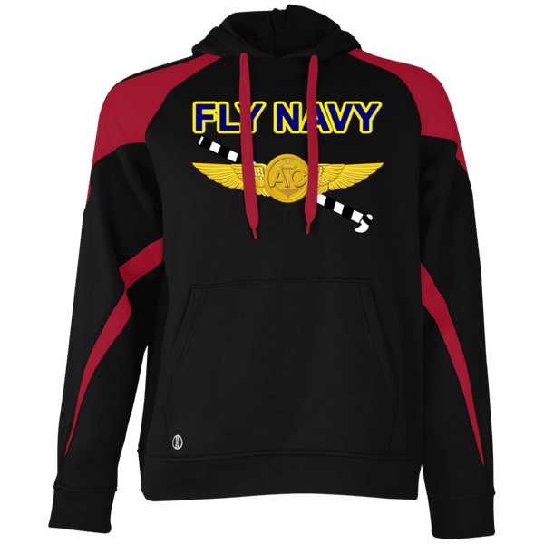 Fly Navy Tailhook 2 Athletic Colorblock Fleece Hoodie