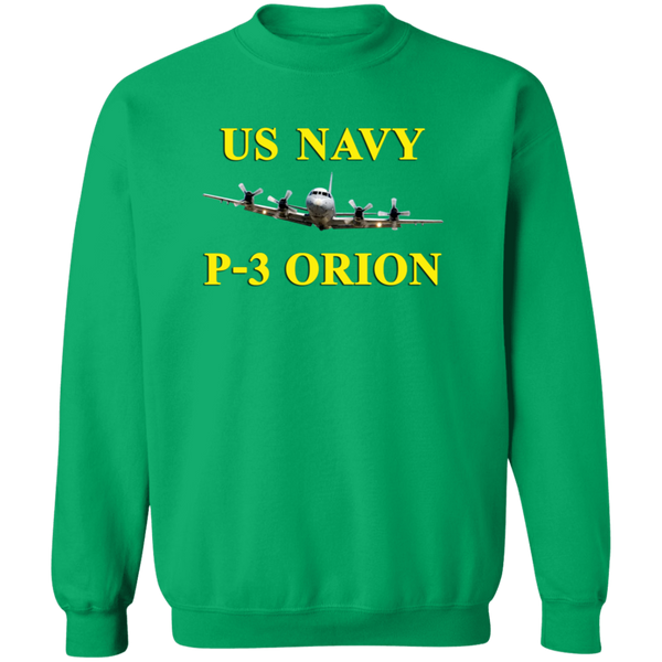 US Navy P-3 3 Crewneck Pullover Sweatshirt