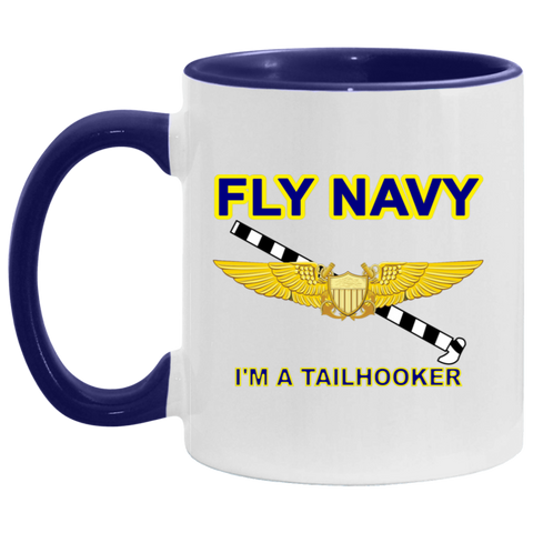 Fly Navy Tailhooker 3 Accent Mug - 11oz