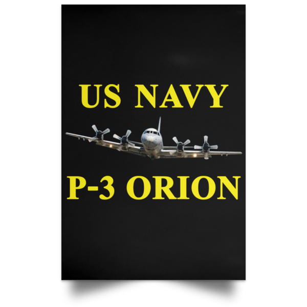 US Navy P-3 3 Poster - Portrait