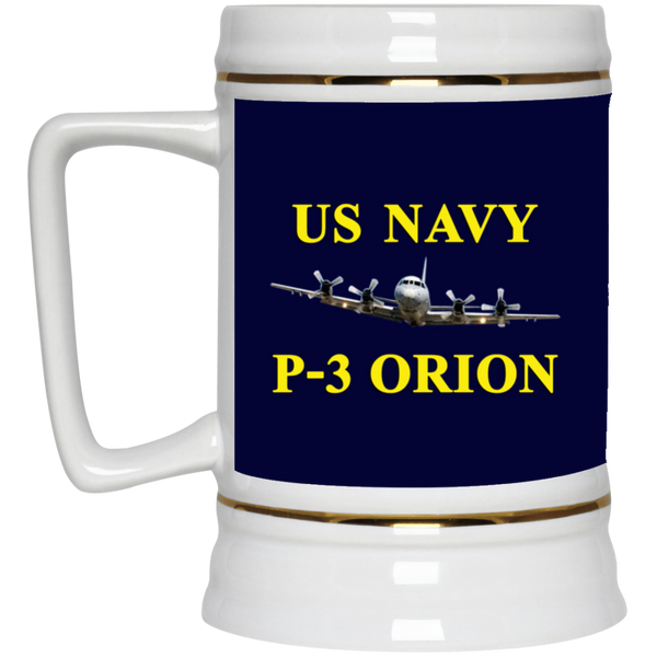 US Navy P-3 3 Beer Stein - 22oz