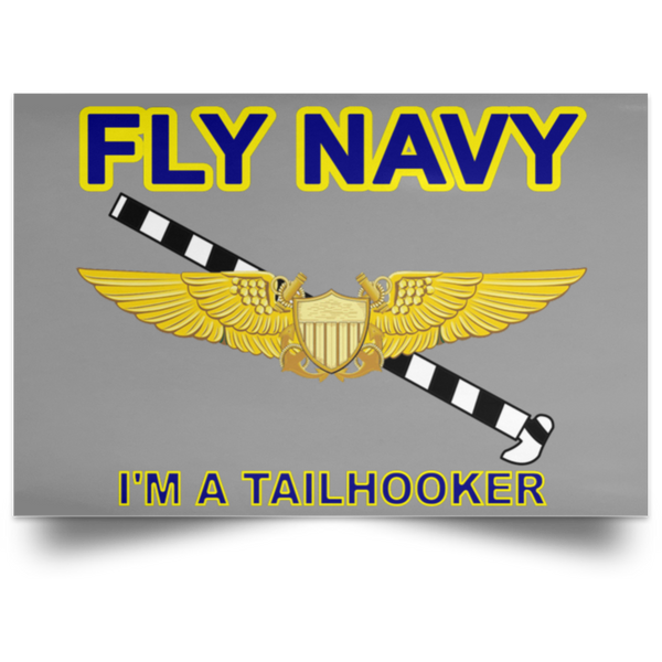 Fly Navy Tailhooker 3 Poster - Landscape