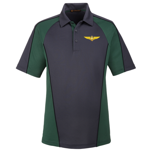 Aviator 1 Harriton Colorblock Polo