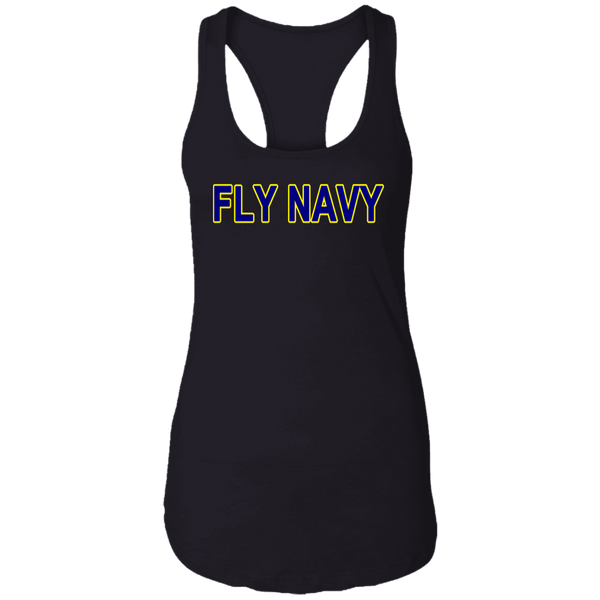 Fly Navy 2 Ladies' Ideal Racerback Tank