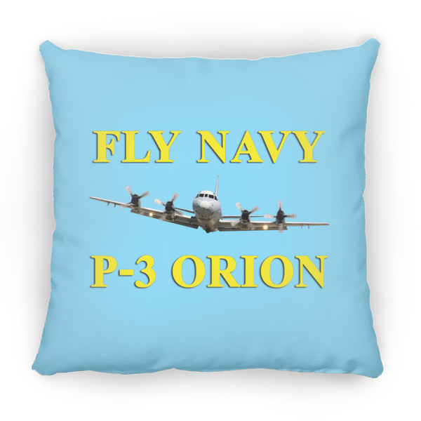 Fly Navy P-3 3 Pillow - Large Square