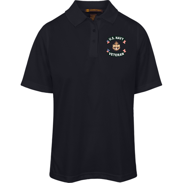 Navy Vet 1 Harriton Ladies' Advantage Plus Polo