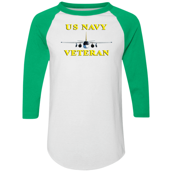 Navy Vet 3 Colorblock Raglan Jersey