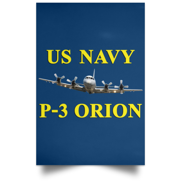 US Navy P-3 3 Poster - Portrait