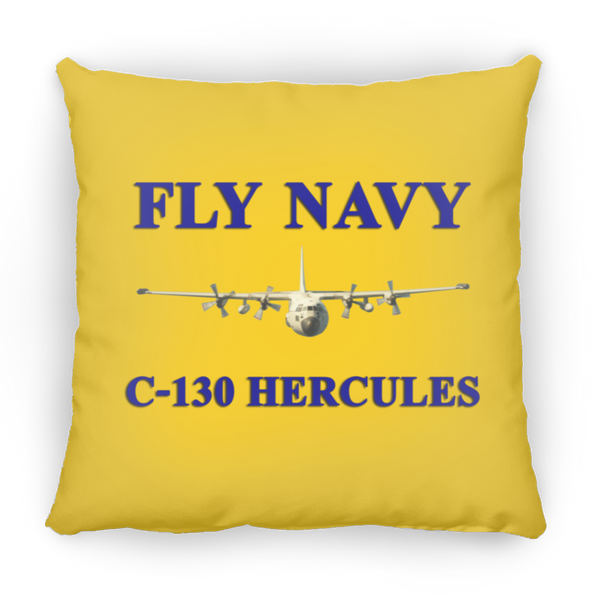 Fly Navy C-130 1 Pillow - Medium Square