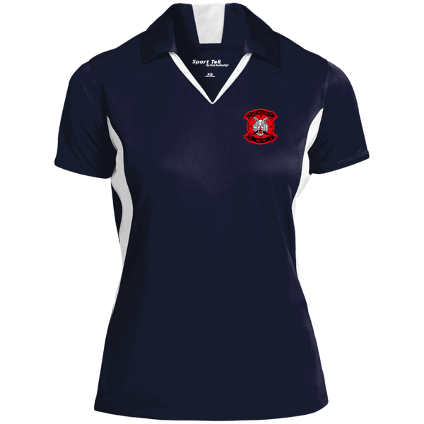 HSL 40 1 Ladies' Colorblock Performance Polo