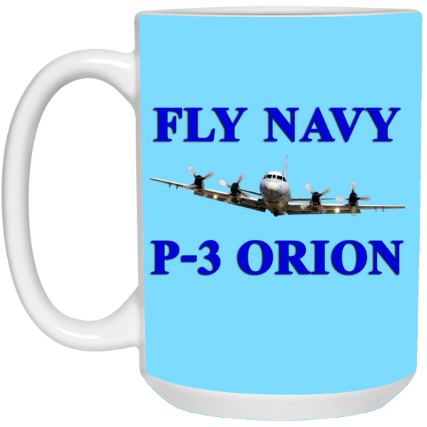 Fly Navy P-3 1 Mug - 15oz