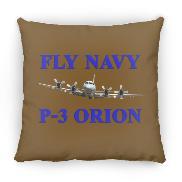 Fly Navy P-3 1 Pillow - Small Square