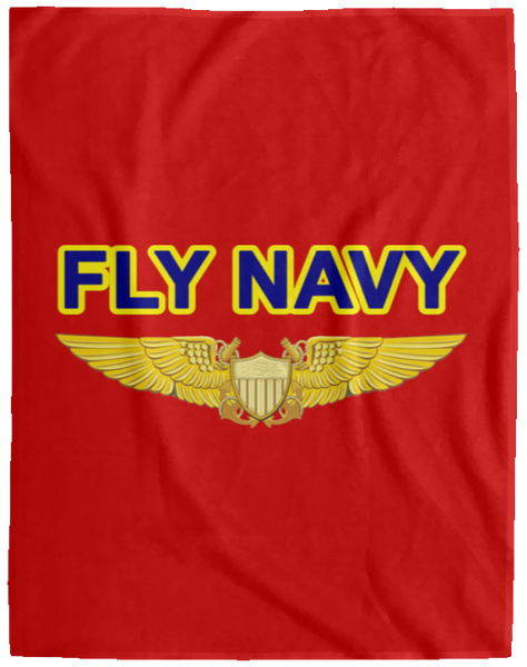 Fly Navy NFO Blanket - Cozy Plush Fleece 60x80