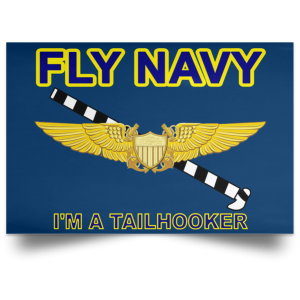 Fly Navy Tailhooker 3 Poster - Landscape