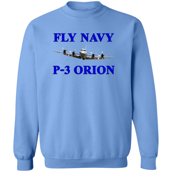 Fly Navy P-3 1 Crewneck Pullover Sweatshirt