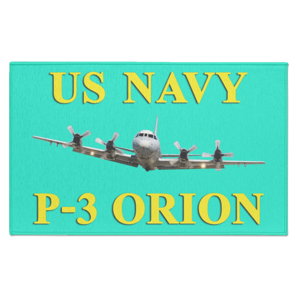 US Navy P-3 3 Indoor Doormat