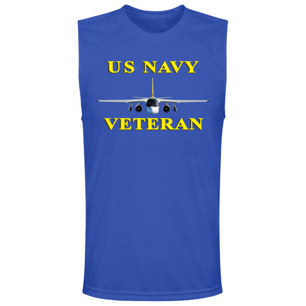 Navy Vet 3 Team 365 Muscle T-Shirt