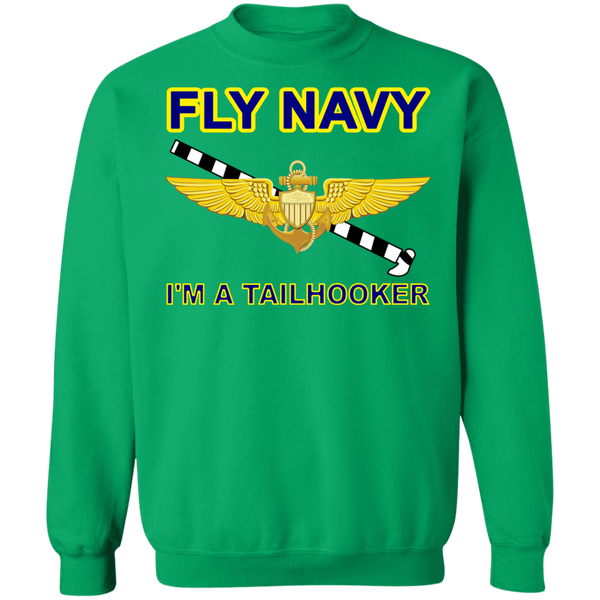 Fly Navy Tailhooker 1 Crewneck Pullover Sweatshirt