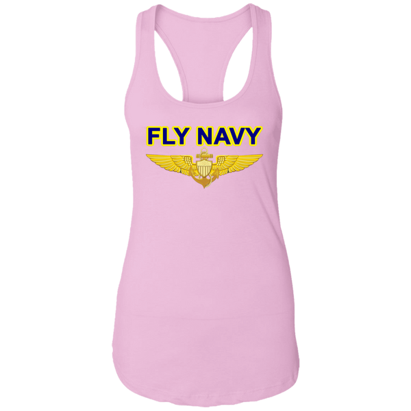 Fly Navy Aviator Ladies' Ideal Racerback Tank