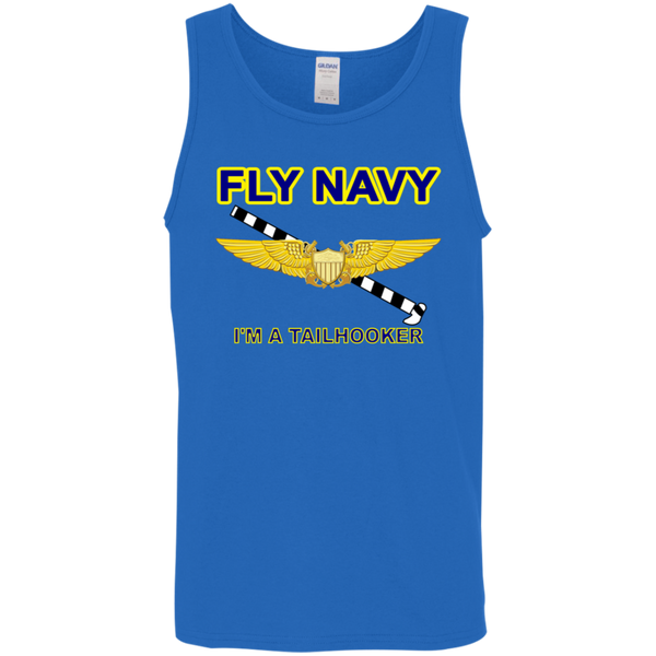 Fly Navy Tailhooker 3 Cotton Tank Top