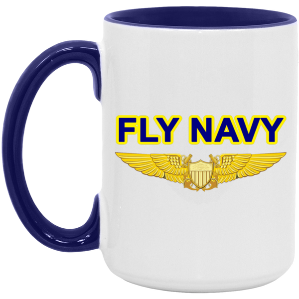 Fly Navy NFO Accent Mug - 15oz