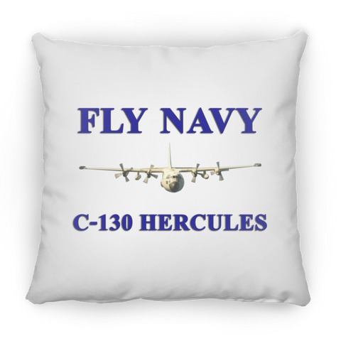 Fly Navy C-130 1 Pillow - Large Square