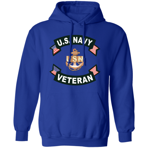 Navy Vet 1 Pullover Hoodie