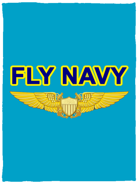 Fly Navy NFO Blanket - Cozy Plush Fleece 30x40