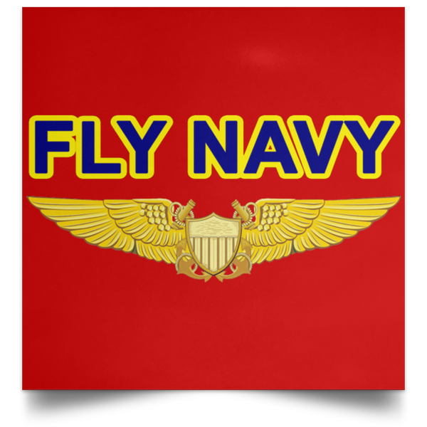 Fly Navy NFO Poster - Square