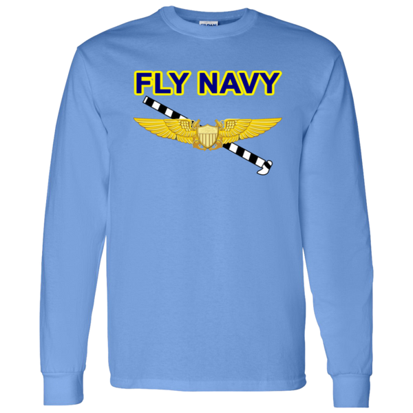 Fly Navy Tailhook 3 LS Cotton T-Shirt