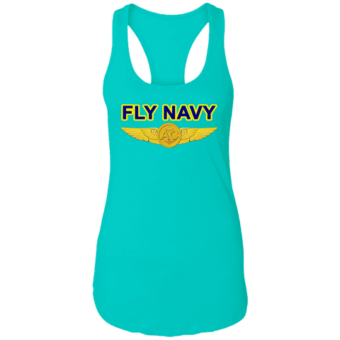 Fly Navy Aircrew Ladies' Ideal Racerback Tank