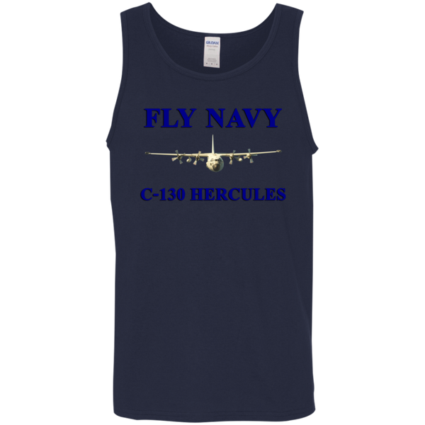 Fly Navy C-130 1 Cotton Tank Top