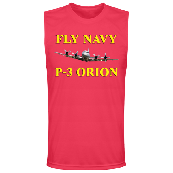 Fly Navy P-3 3 Team 365 Muscle T-Shirt