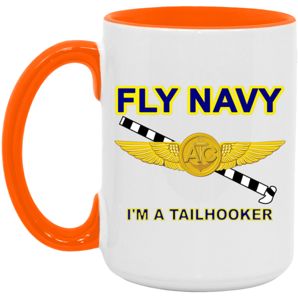 Fly Navy Tailhooker 2 Accent Mug - 15oz