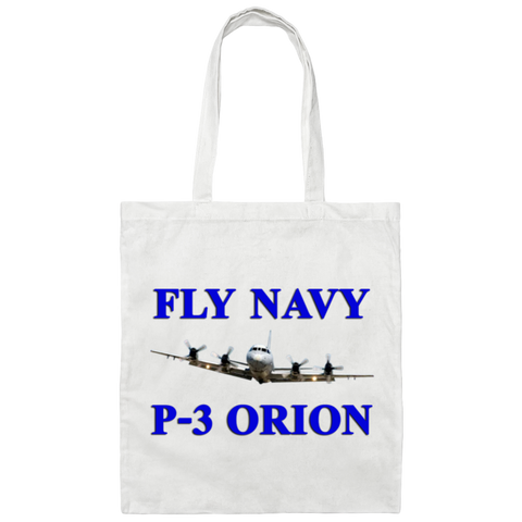 Fly Navy P-3 1 Canvas Tote Bag