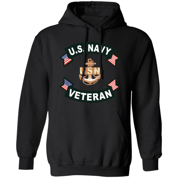 Navy Vet 1 Pullover Hoodie