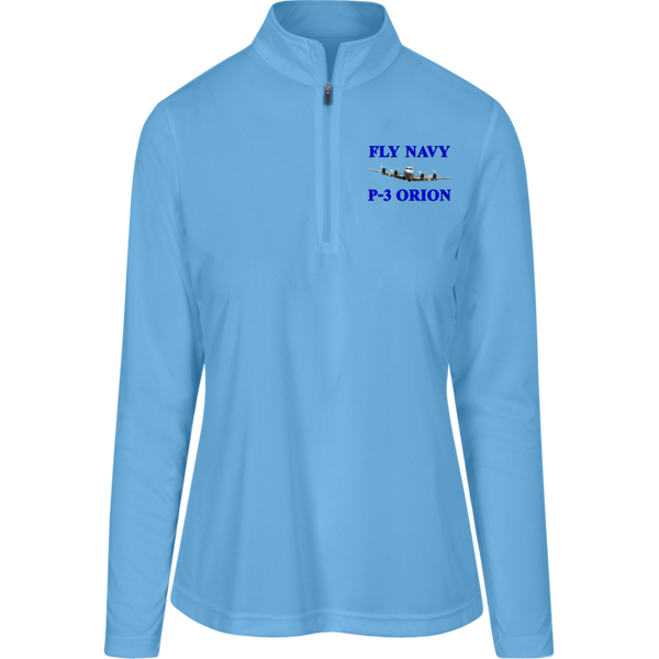 Fly Navy P-3 1 Team 365 Ladies' Zone Quarter Zip