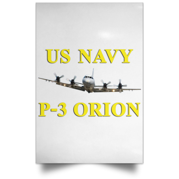 US Navy P-3 3 Poster - Portrait