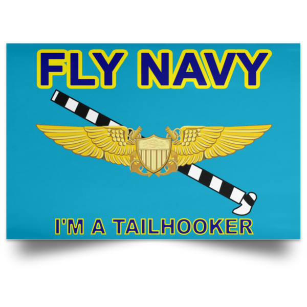 Fly Navy Tailhooker 3 Poster - Landscape