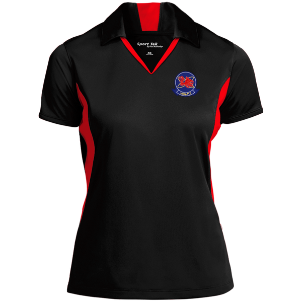 VAW 117 3 Ladies' Colorblock Performance Polo