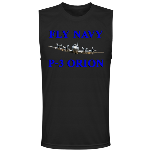 Fly Navy P-3 1 Team 365 Muscle T-Shirt