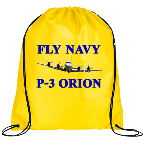 Fly Navy P-3 1 Drawstring Cinch Backpack