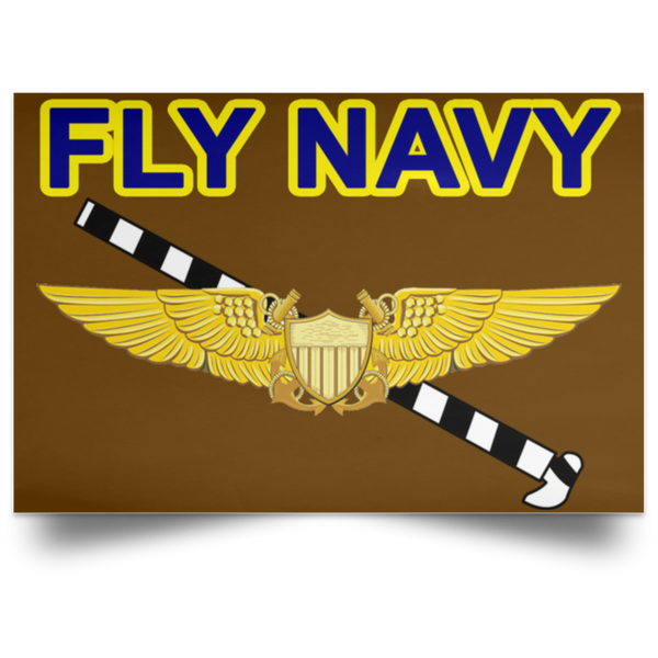 Fly Navy Tailhook 3 Poster - Landscape