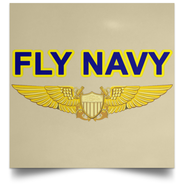 Fly Navy NFO Poster - Square