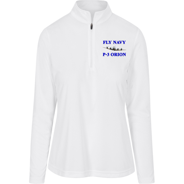 Fly Navy P-3 1 Team 365 Ladies' Zone Quarter Zip